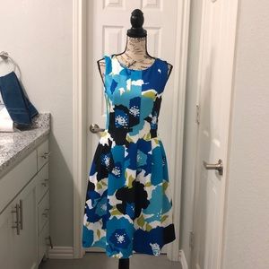 Pretty Blue Floral Dress